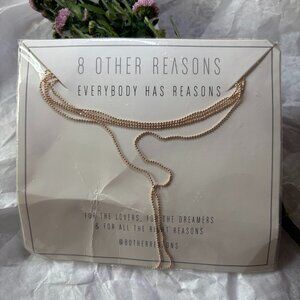 8 Other Reasons 9 Lives Choker in Rose Gold – Versatile & Elegant